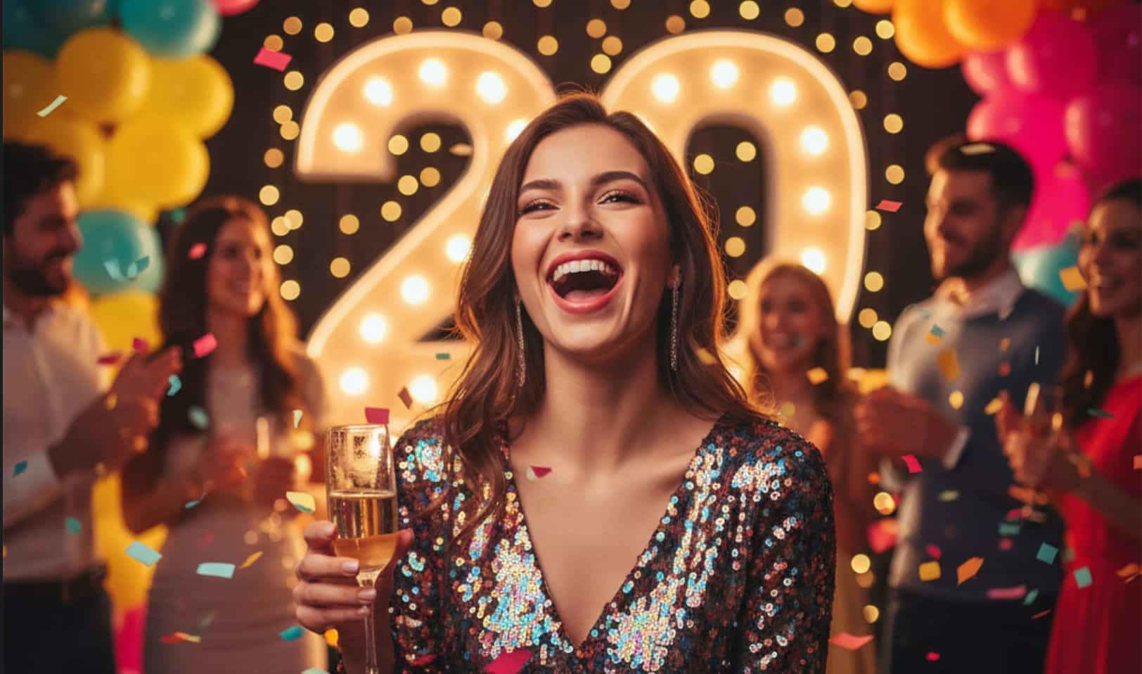 Mosaïque photo d'anniversaire avec moments inoubliables